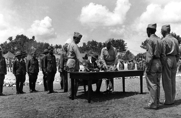 缅甸日军投降仪式