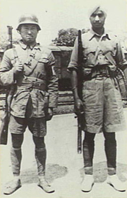 中国士兵和印度士兵